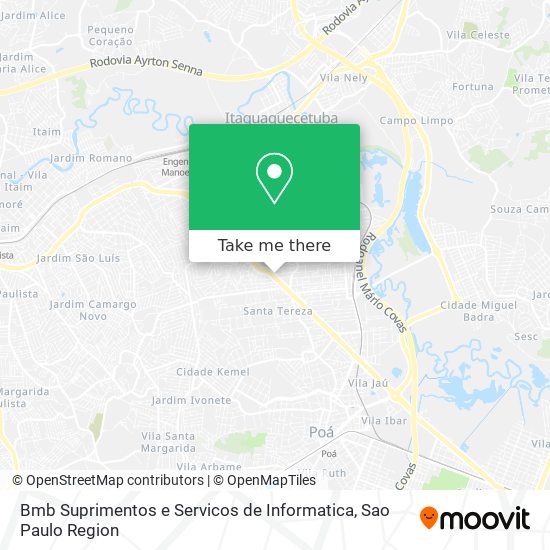 Mapa Bmb Suprimentos e Servicos de Informatica