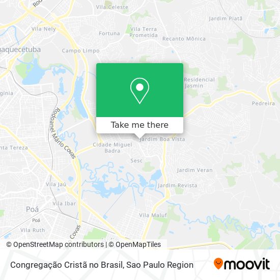 Congregação Cristã no Brasil map
