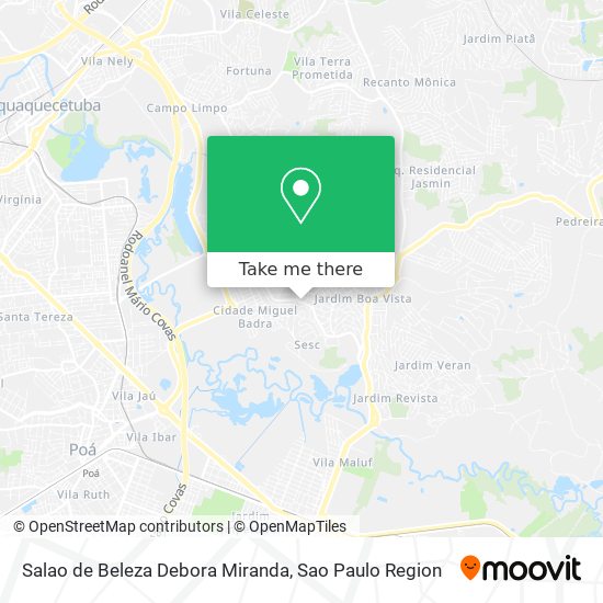 Salao de Beleza Debora Miranda map