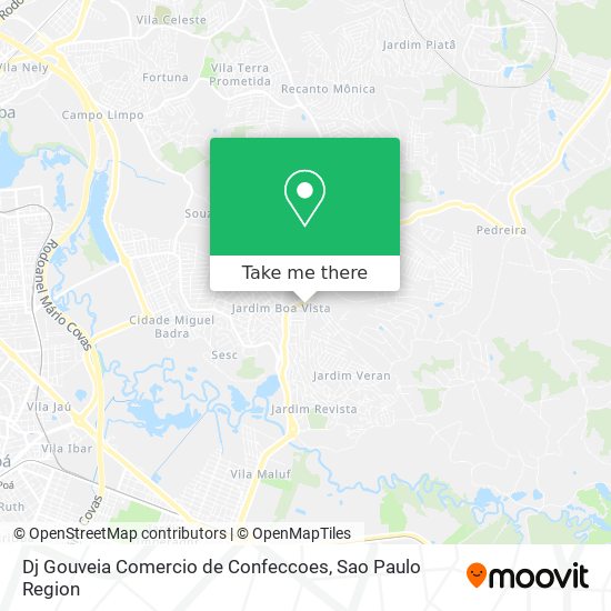 Dj Gouveia Comercio de Confeccoes map