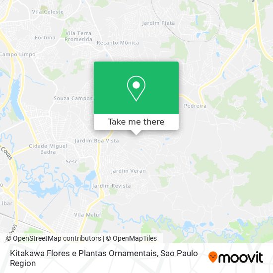 Kitakawa Flores e Plantas Ornamentais map