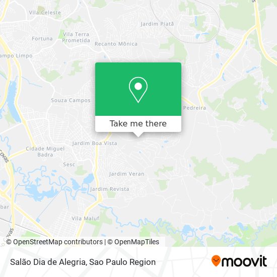 Salão Dia de Alegria map