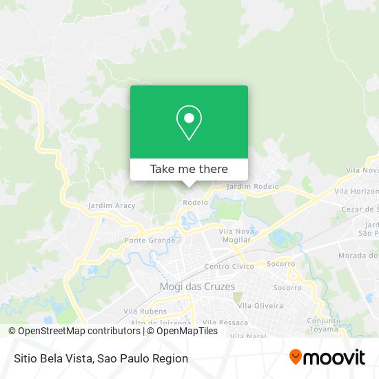 Sitio Bela Vista map