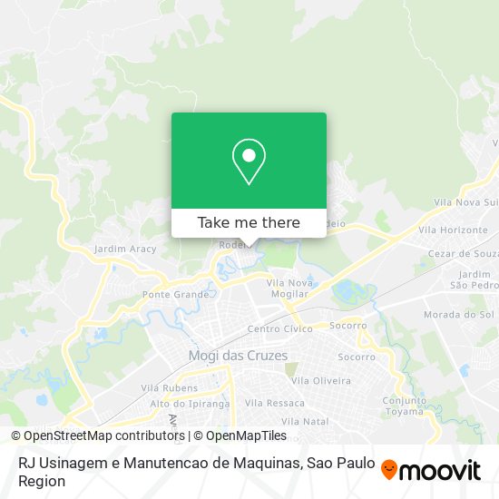 RJ Usinagem e Manutencao de Maquinas map