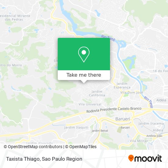 Taxista Thiago map