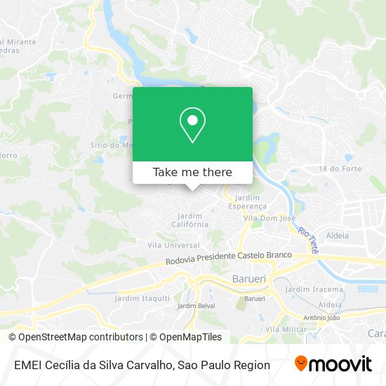 Mapa EMEI Cecília da Silva Carvalho