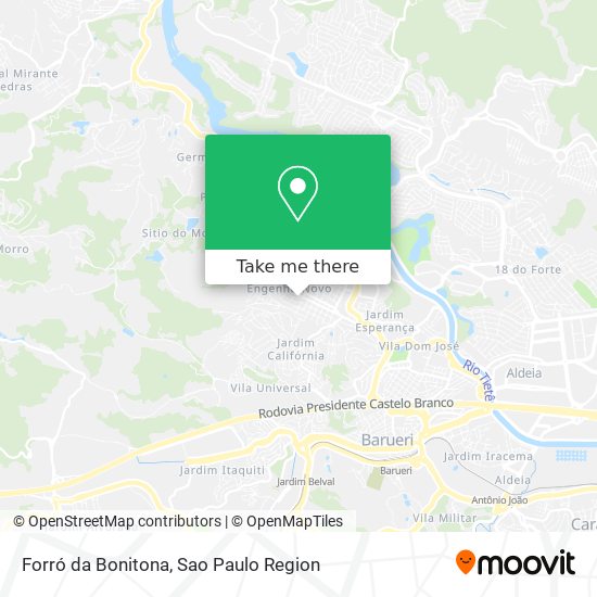 Forró da Bonitona map