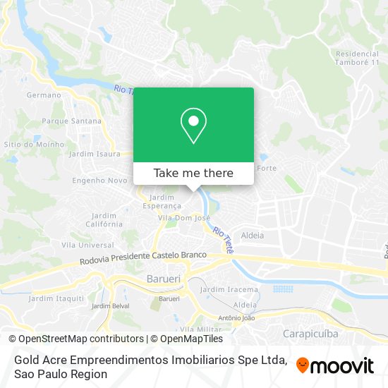 Gold Acre Empreendimentos Imobiliarios Spe Ltda map