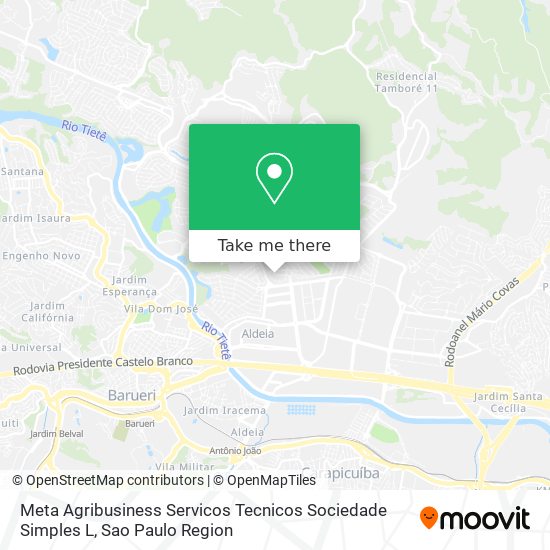 Meta Agribusiness Servicos Tecnicos Sociedade Simples L map
