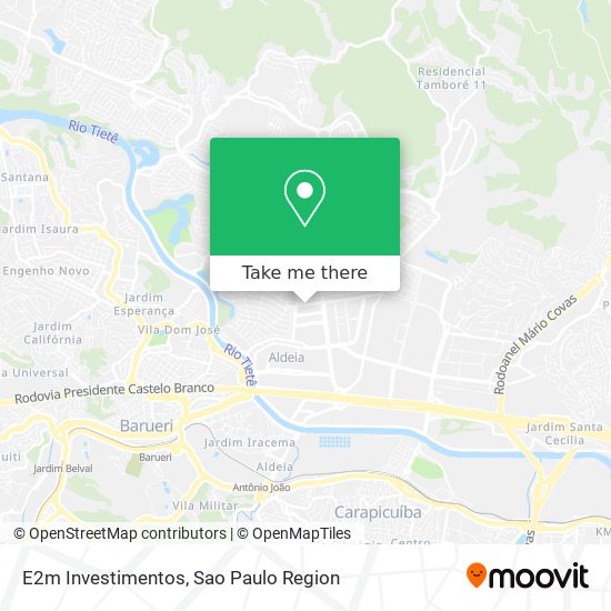 E2m Investimentos map