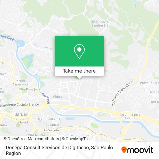 Mapa Donega Consult Servicos de Digitacao