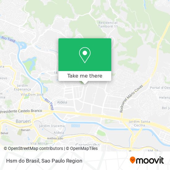 Hsm do Brasil map