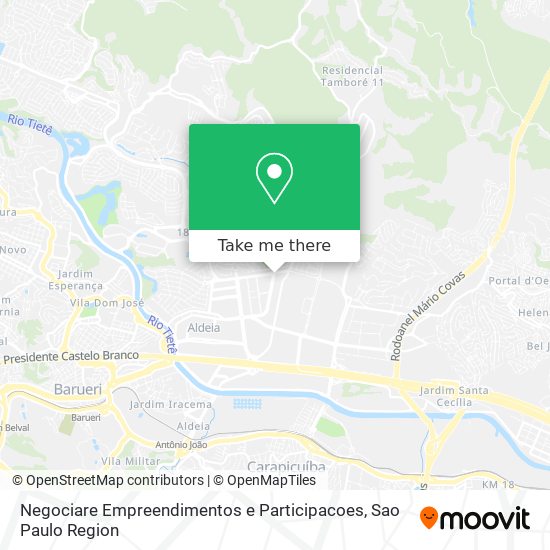 Negociare Empreendimentos e Participacoes map