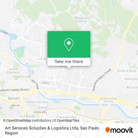 Art Services Soluções & Logistica Ltda map