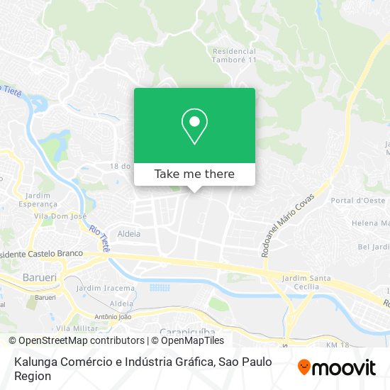 Kalunga Comércio e Indústria Gráfica map