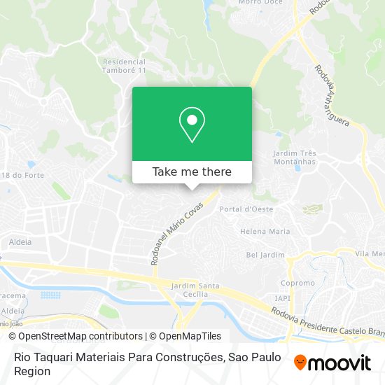 Mapa Rio Taquari Materiais Para Construções