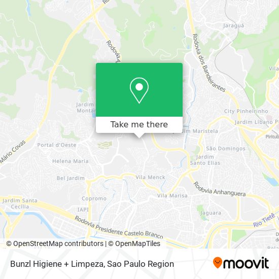 Bunzl Higiene + Limpeza map