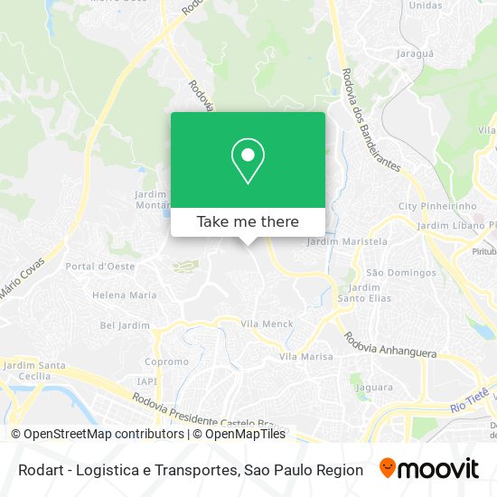 Rodart - Logistica e Transportes map