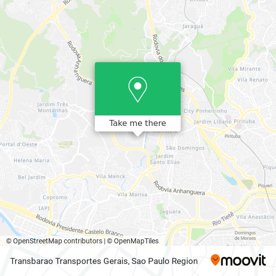 Transbarao Transportes Gerais map