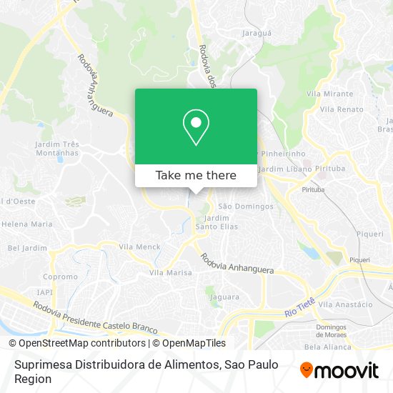 Suprimesa Distribuidora de Alimentos map