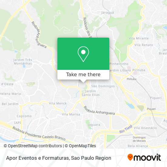 Apor Eventos e Formaturas map