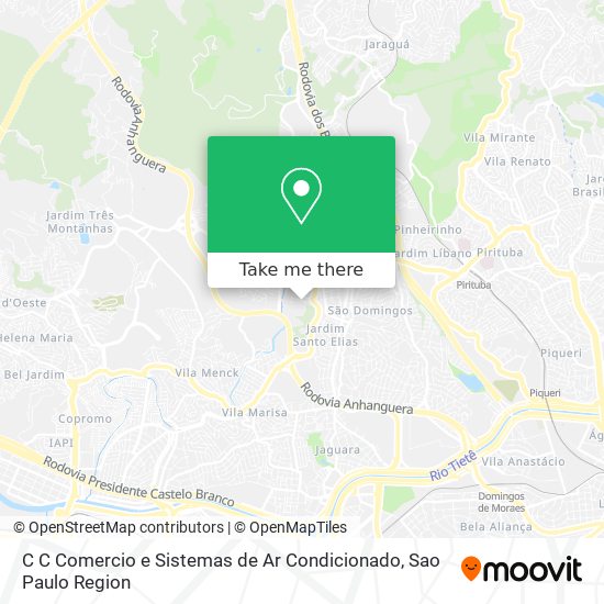 C C Comercio e Sistemas de Ar Condicionado map