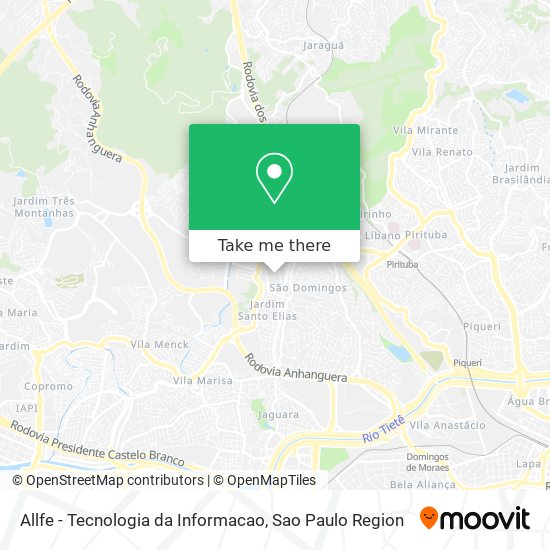 Allfe - Tecnologia da Informacao map