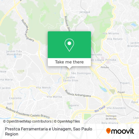 Prestca Ferramentaria e Usinagem map