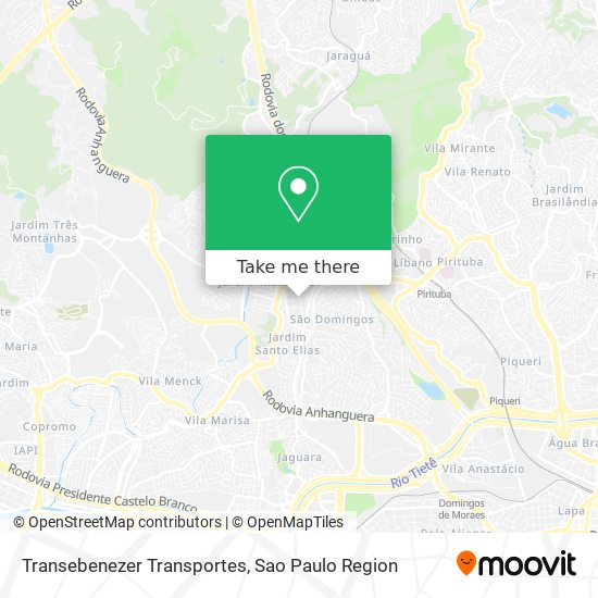 Transebenezer Transportes map