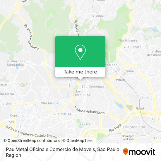 Pau Metal Oficina e Comercio de Moveis map