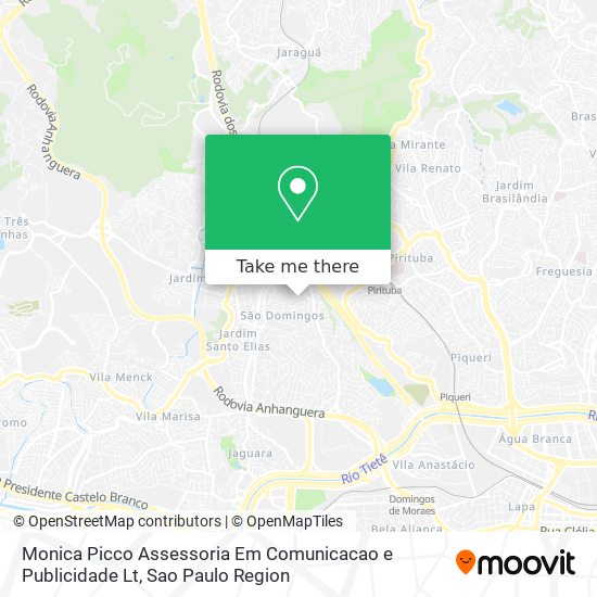 Mapa Monica Picco Assessoria Em Comunicacao e Publicidade Lt