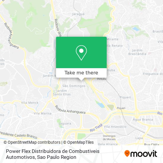 Mapa Power Flex Distribuidora de Combustiveis Automotivos