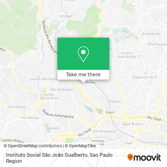 Instituto Social São João Gualberto map