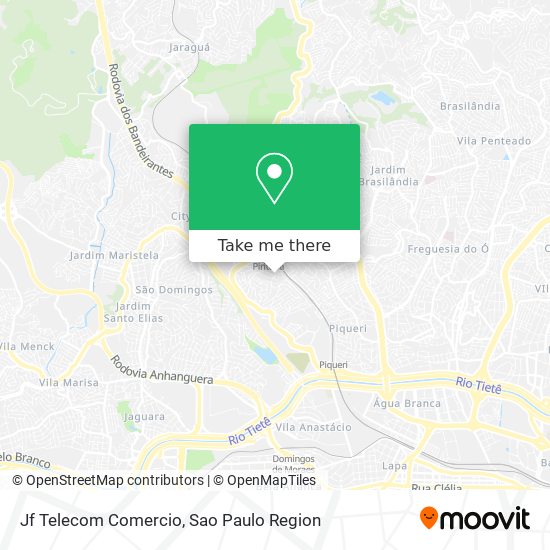 Jf Telecom Comercio map