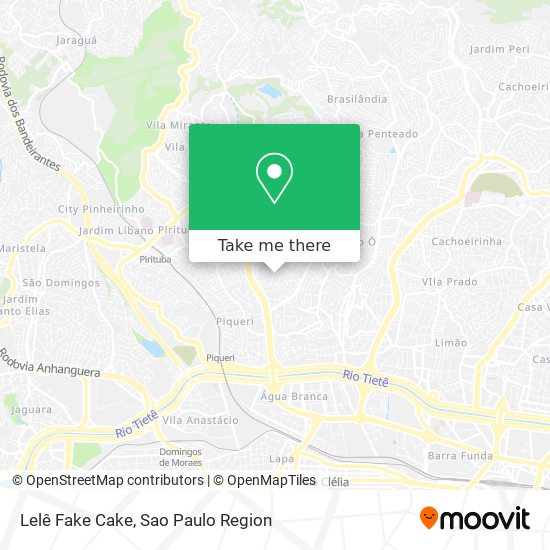 Lelê Fake Cake map