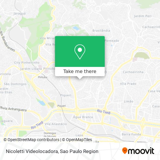 Mapa Nicoletti Videolocadora