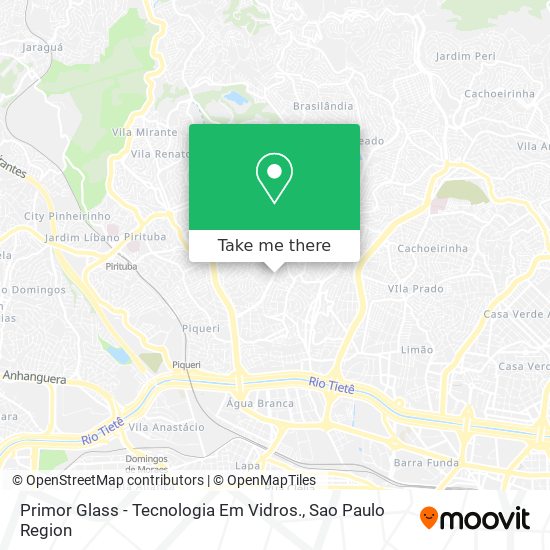 Primor Glass - Tecnologia Em Vidros. map