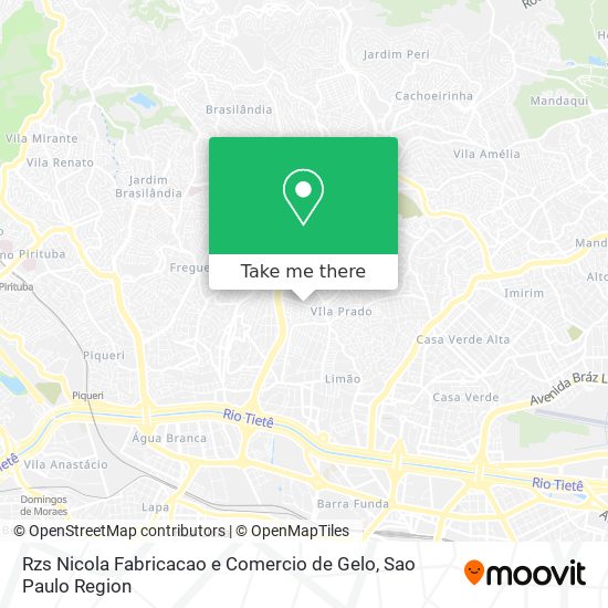 Rzs Nicola Fabricacao e Comercio de Gelo map