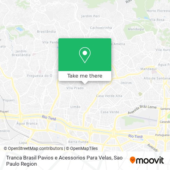 Tranca Brasil Pavios e Acessorios Para Velas map