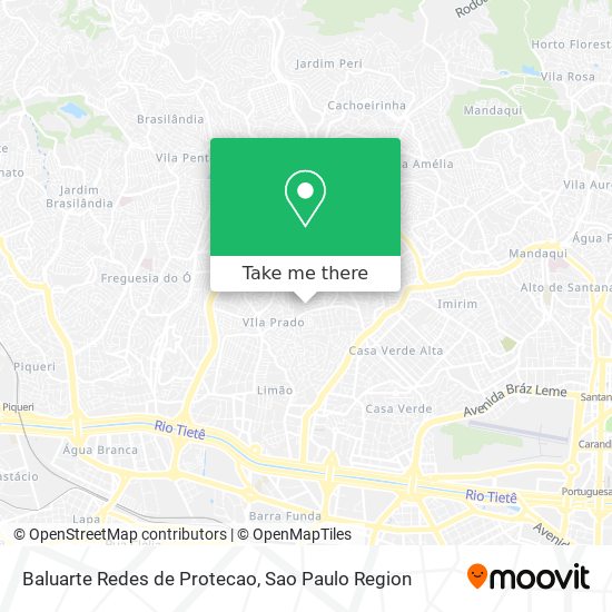 Baluarte Redes de Protecao map