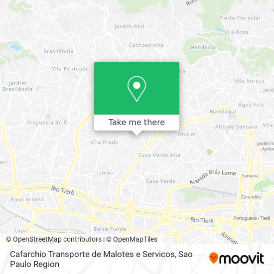 Cafarchio Transporte de Malotes e Servicos map