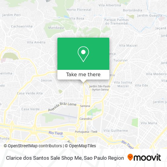 Clarice dos Santos Sale Shop Me map