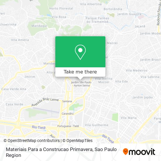 Mapa Materiais Para a Construcao Primavera