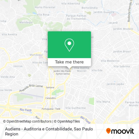 Audiens - Auditoria e Contabilidade map