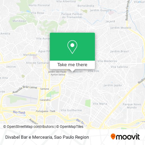 Divabel Bar e Mercearia map