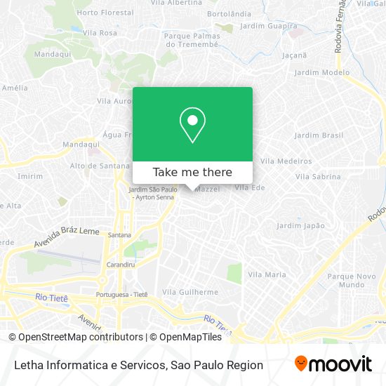 Letha Informatica e Servicos map