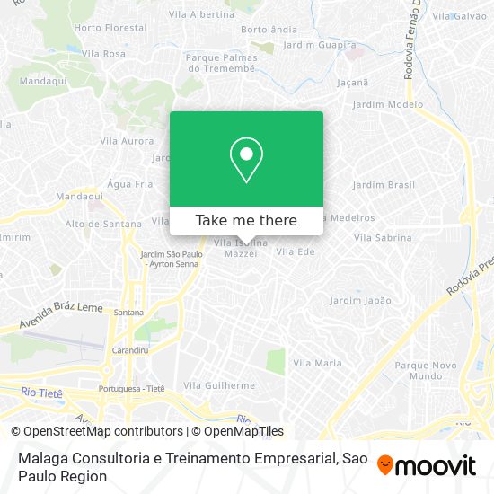 Malaga Consultoria e Treinamento Empresarial map