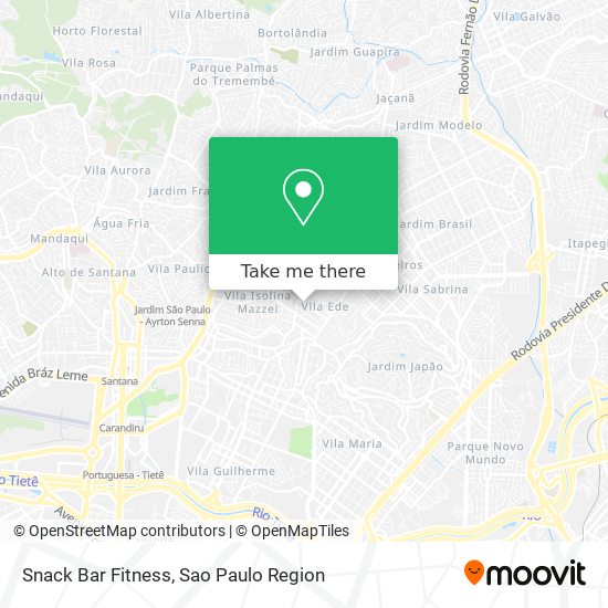 Snack Bar Fitness map