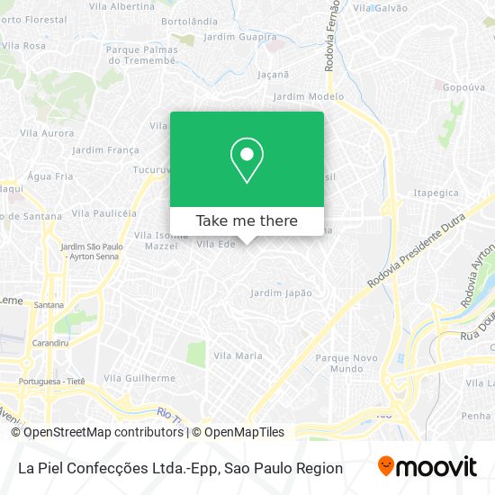 La Piel Confecções Ltda.-Epp map