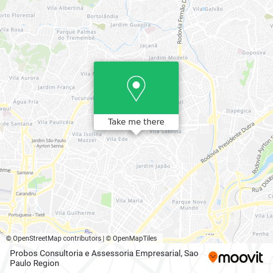 Mapa Probos Consultoria e Assessoria Empresarial